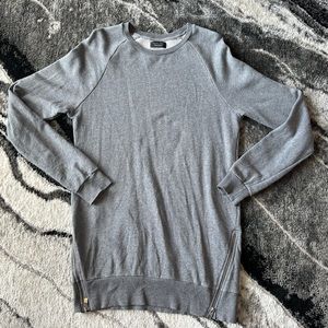Zara Grey Zip Sweater